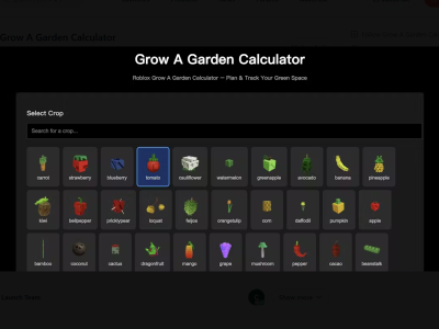 Grow A Garden Calculator background