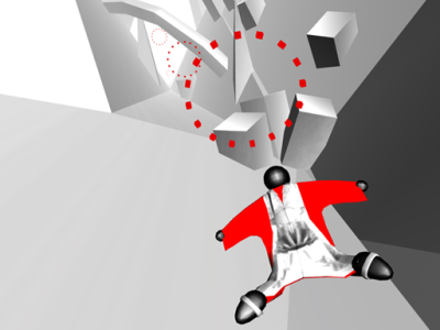 Stickman 3D Wingsuit background
