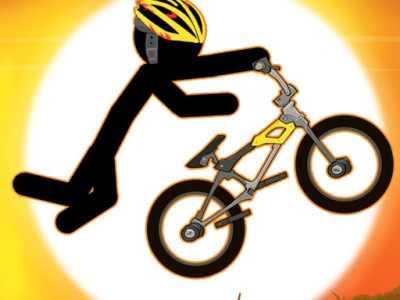 Stickman Bike background