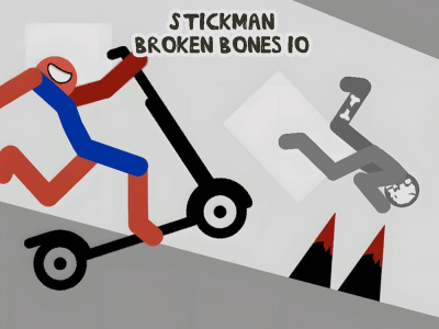 Stickman Broken Bones Io background