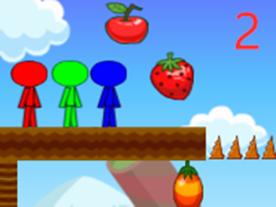 Stickman Bros In Fruit Island 2 background