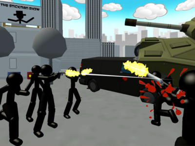 Stickman City Shooter background