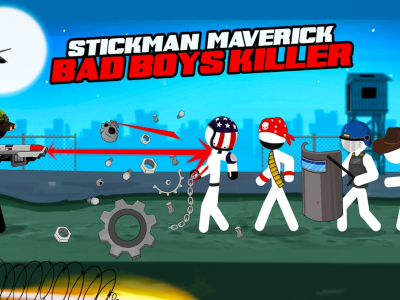 Stickman Maverick Bad Boys Killer background