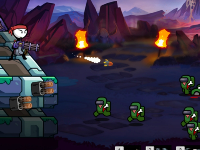Stickman Shooter 3 Among Monsters background