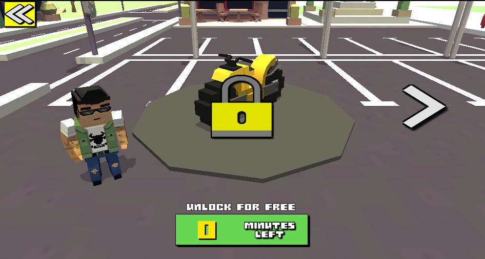 blocky rider screenshot