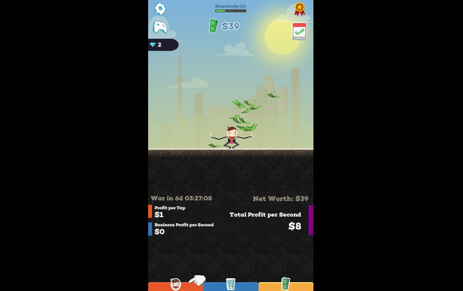 tap rich idle screenshot